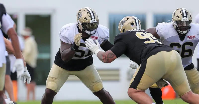 Saints camp observations Day 8: A surprise switch-up for Cesar Ruiz, Tyler Shough shines