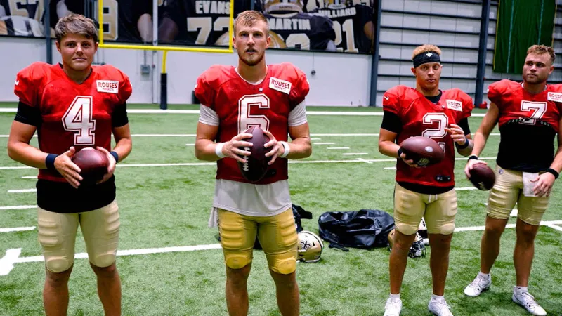 Saints QBs honor Drew Brees with special edition Quarterback Challenge