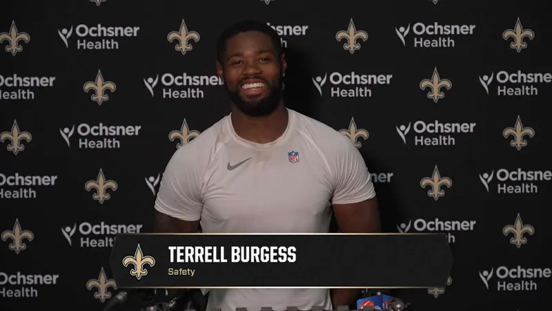 Terrell Burgess on Brandon Staley's scheme, Drew Brees | Saints Training Camp 2026