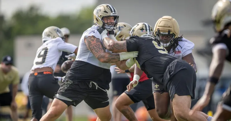 Saints' offensive line depth takes a hit with a key backup suffering a major injury