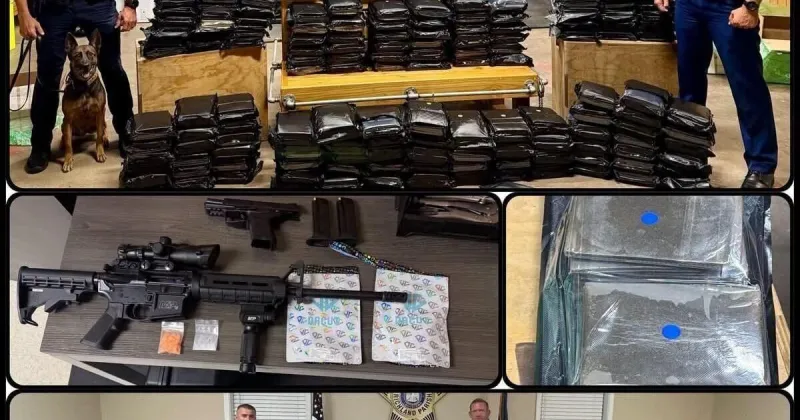Paradas de trnsito dejan ms de 1,200 libras de presunta marihuana decomisadas en Louisiana