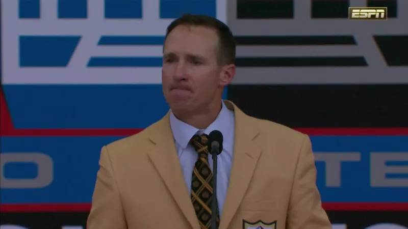 Read Drew Brees' full Pro Football Hall of Fame enshrinement speech