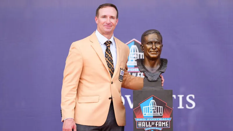 Photos: Best of Drew Brees at Pro Football Hall of Fame
