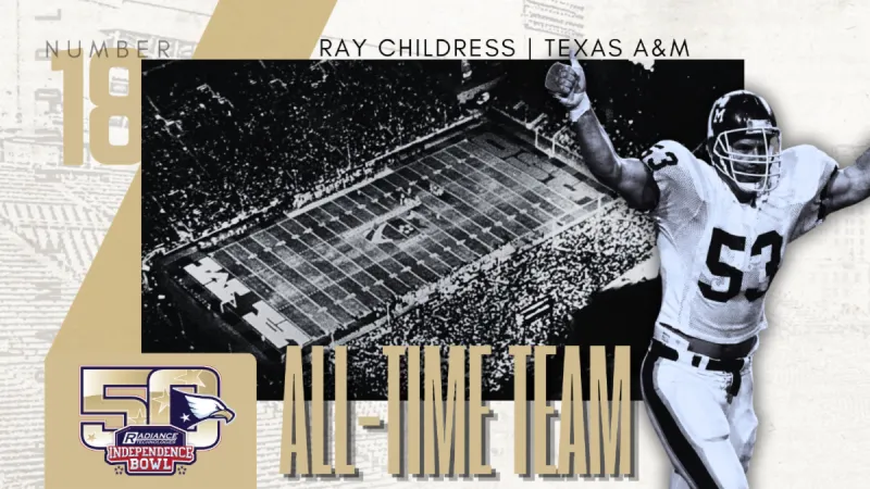 College football: Hall of Famer Ray Childress named No. 18 player on Independence Bowl 50th Anniversary All-Time Team