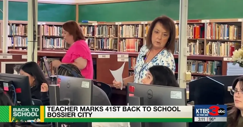 Bossier High School teacher marks 41 years at the same school