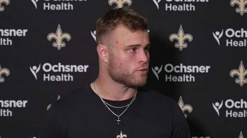 Hunter Dekkers on UFL experience, staying ready | Saints Training Camp 2026