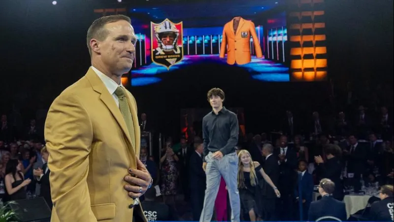 Hall of Fame QB Drew Brees to be inducted into New Orleans Saints' Ring of Honor