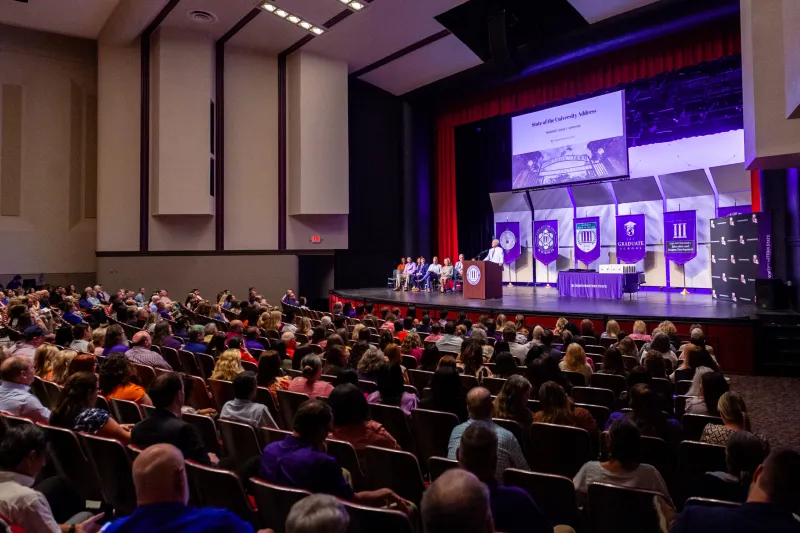 NSU opens on-call week with Faculty Institute, state-of-the university address and awards