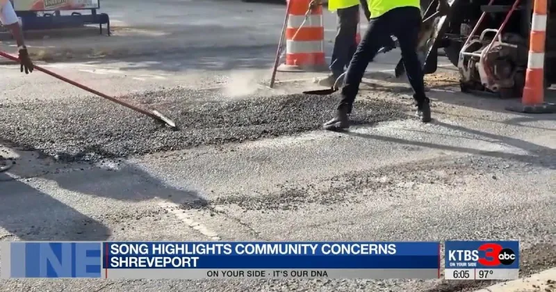 Shreveport man records second song to highlight high grass, buckling roads