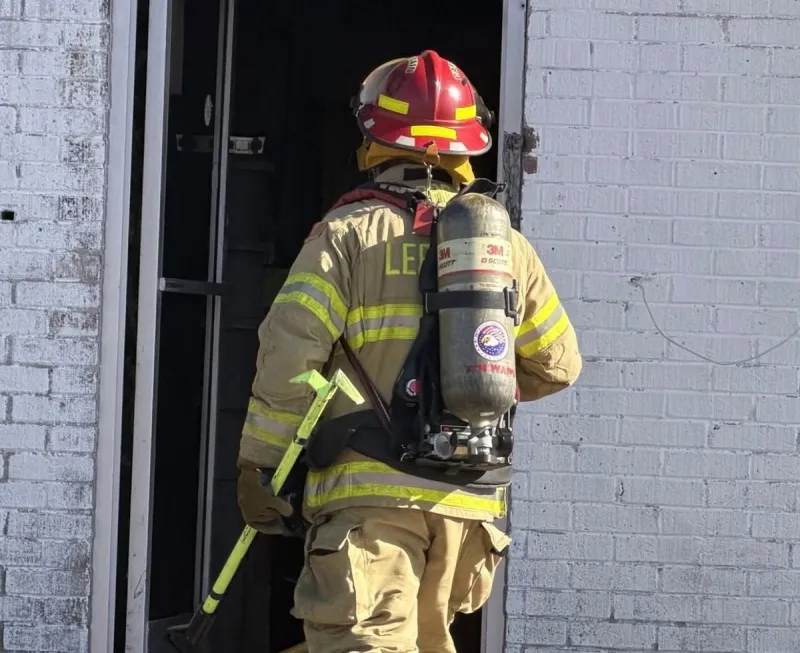 Abbeville Fire Department Responds to Fire at Old Skating Rink