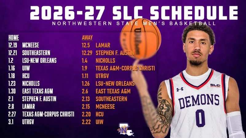 Demons learn 2026-27 SLC schedule