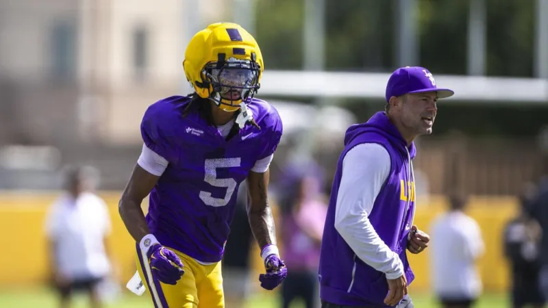 Why LSU's DJ Pickett wears No. 5, and how it has nothing to do with Jayden Daniels