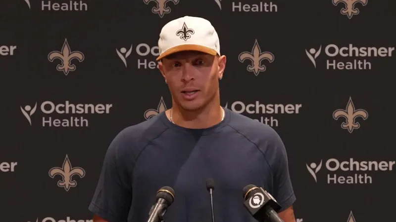 Spencer Rattler on game vs. Jaguars, connection with Barion Brown | Saints Training Camp 2026
