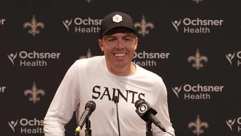 Kellen Moore recaps walkthrough ahead of preseason game vs. Jaguars | Saints Training Camp 2026