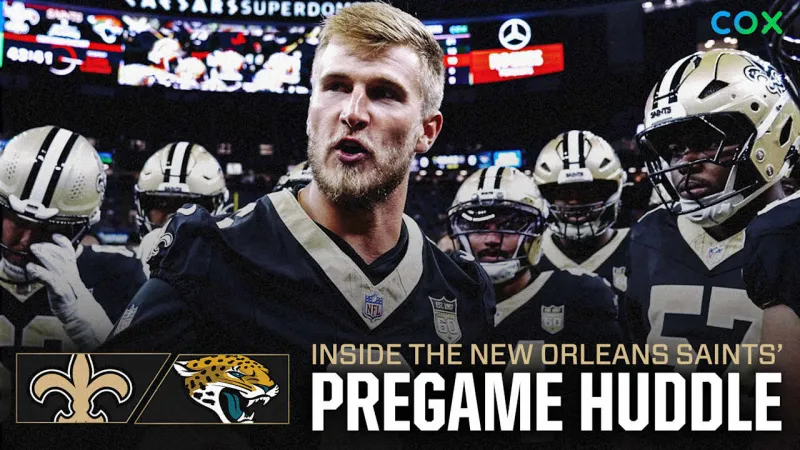 Tyler Shough leads Saints Pregame Huddle | 2026 NFL Preseason Week 1