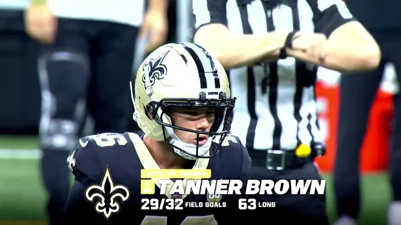 Tanner Brown 49-yard field goal vs. Jaguars