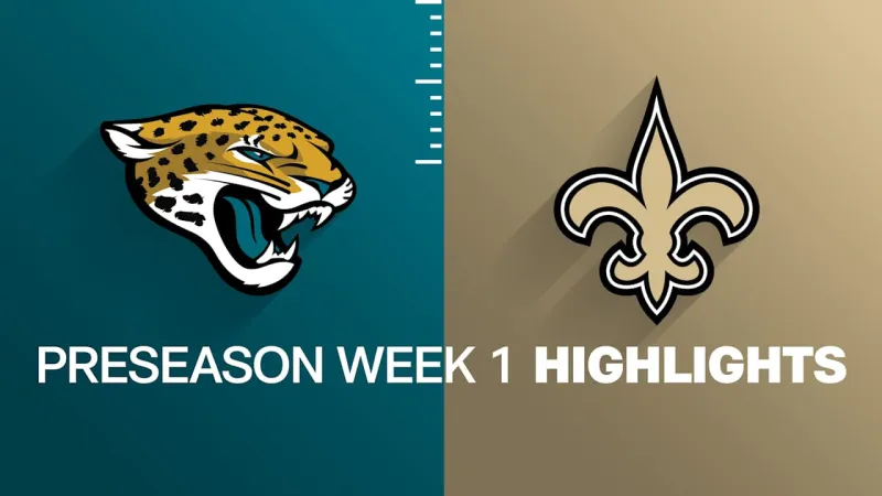 Saints vs. Jaguars Highlights | 2026 NFL Preseason Week 1