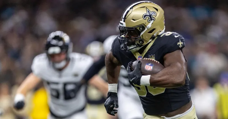 After an early touchdown, Saints RB Audric Estime injured his ankle in the preseason opener