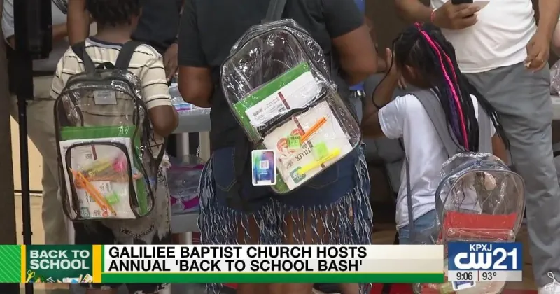 Galilee Baptist Church hosts annual back-to-school bash in Shreveport