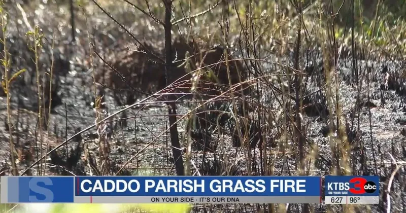 Firefighters work to contain Shreveport grass fire