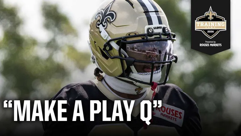Saints Cornerback Quincy Riley MIC'D UP at Saints Training Camp