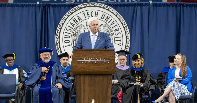 STRENGTH OF LOUISIANA TECH AND RUSTON PARTNERSHIP EVIDENT AT SUMMER 2026 COMMENCEMENT
