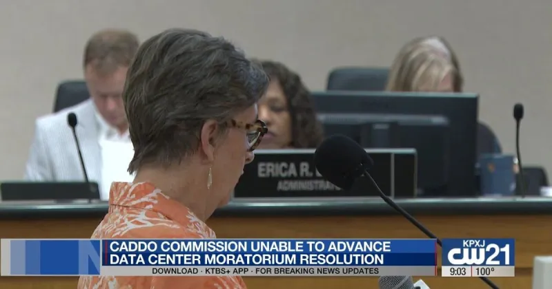 Caddo Commission data center moratorium on hold as legality questioned