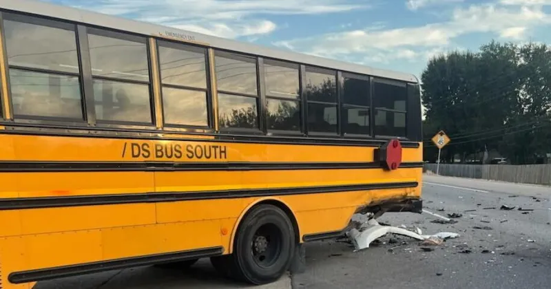 6 children left with minor injuries after school bus crash in West Baton Rouge, officials say