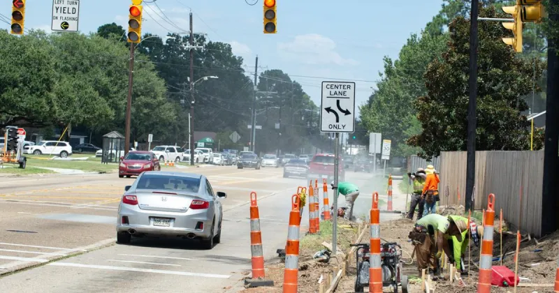Intersection sidewalks by Lafayette High may be completed soon. See timeline.