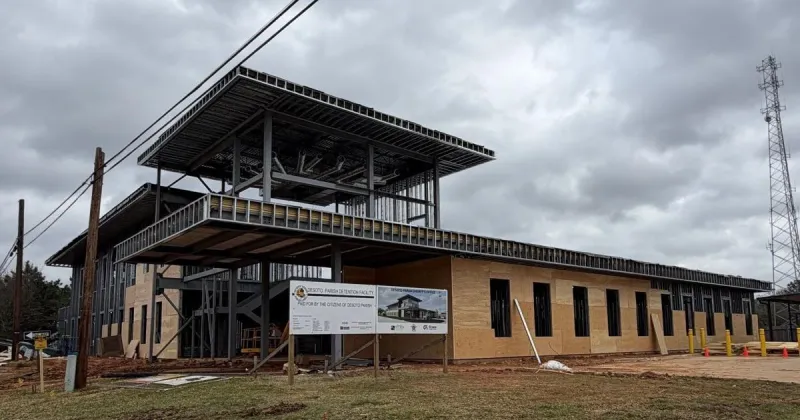 DeSoto Parish sheriff's office construction halted after contractor files for bankruptcy