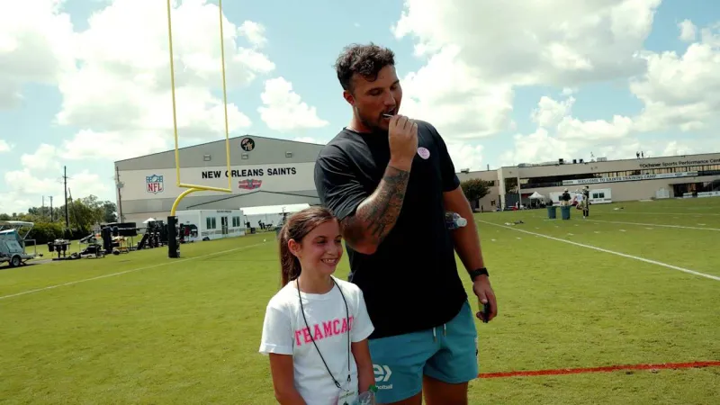 Recap: Saints, Team Cate help register fans to National Marrow Donor Program