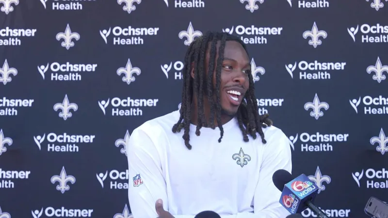 Martin Emerson Jr. on playing with physicality, technique | Saints Training Camp 2026