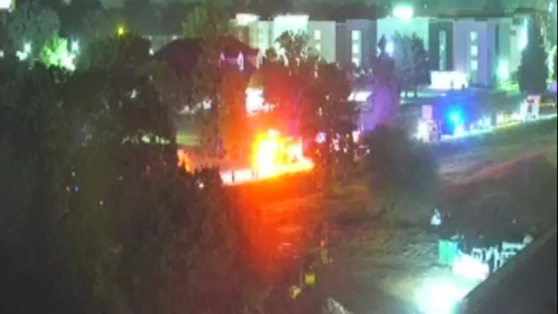 TEAM 2 TRAFFIC: Vehicle fire blocking I-10 westbound off-ramp to Lobdell in West Baton Rouge Parish
