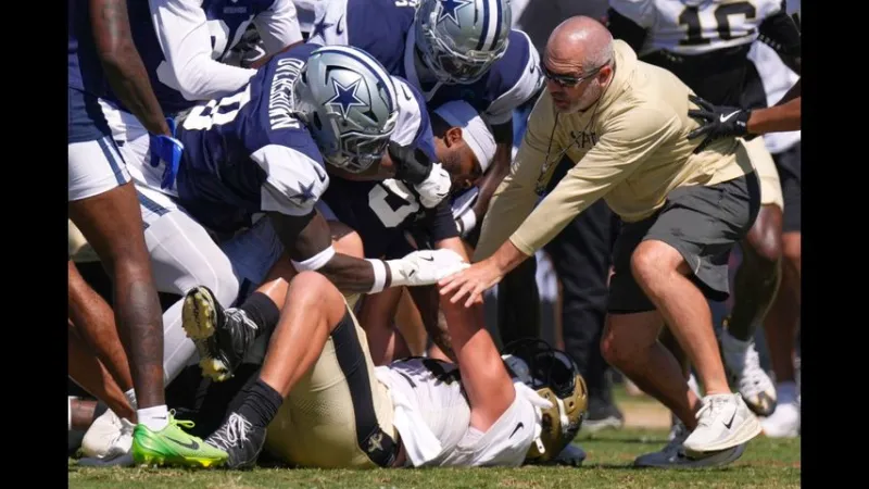 Saints fined after multiple fights during joint practice with the Dallas Cowboys