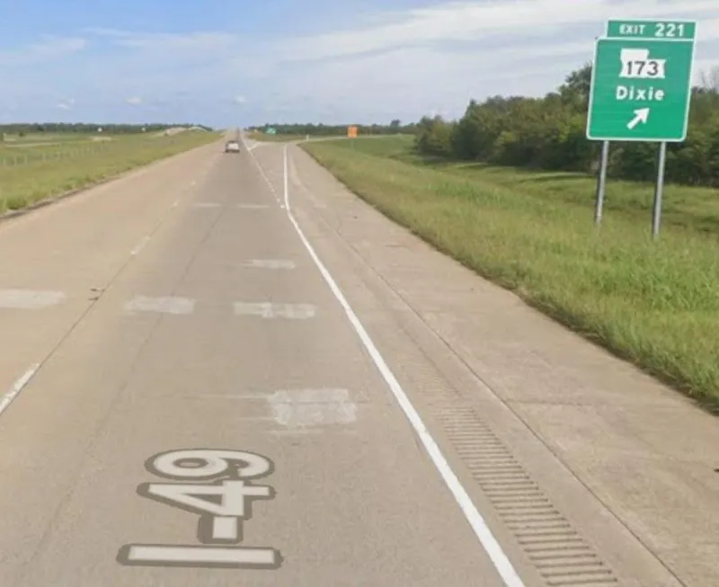 Nighttime Lane Closures Set For Eleven Miles Of I-49 in Caddo Parish