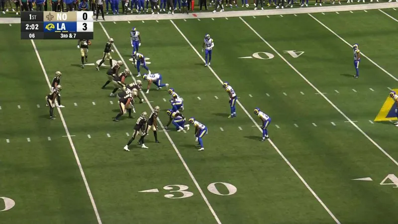 Moliki Matavao's 14-yard sideline grab moves chains for Saints | Saints-Rams Highlights