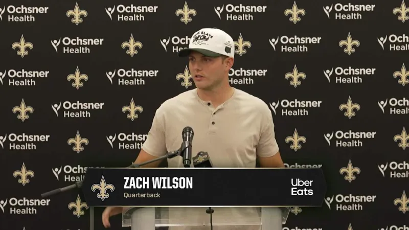 Zach Wilson | Saints-Rams Postgame