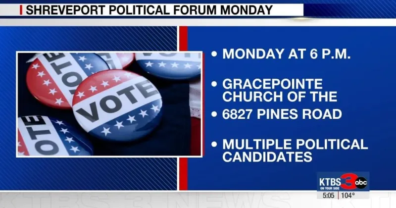Candidate forum set for Monday in Shreveport