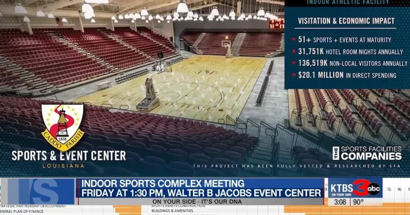 Caddo Parish commission to hold special meeting on proposed sports complex