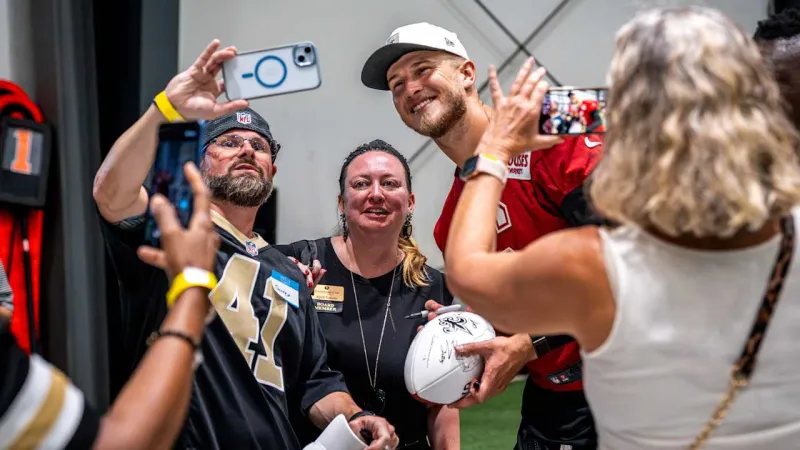 Photos: Saints Touchdown Club attends 2026 Saints Training Camp