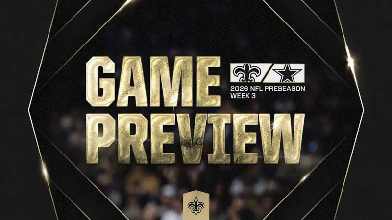Game Preview: Cowboys vs. Saints