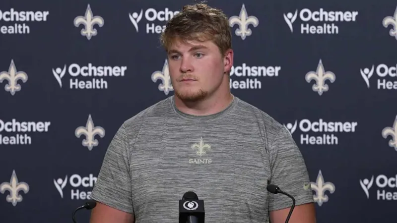 Easton Kilty on practicing at center, run game | Saints Training Camp 2026