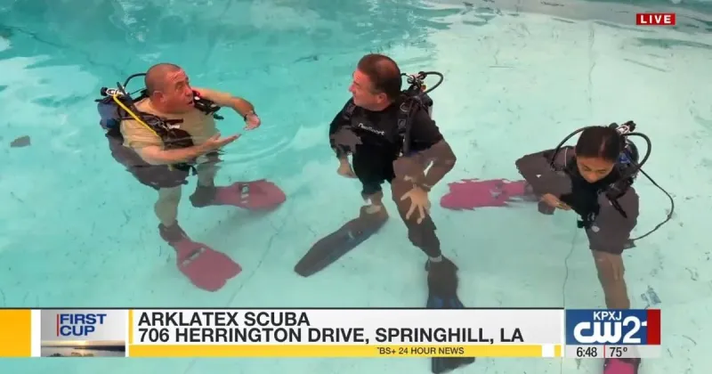 First Cup with First News: Scuba diving with ArkLaTex Scuba