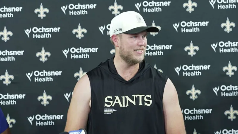 Ryan Wright on practicing at Tulane, fan energy | Saints Training Camp 2026