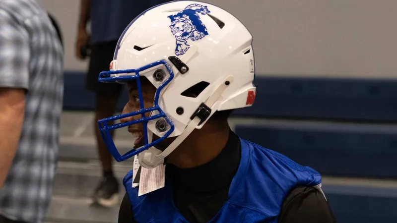 Recap: Saints, American Safety surprise Patrick Taylor High School with helmet donation