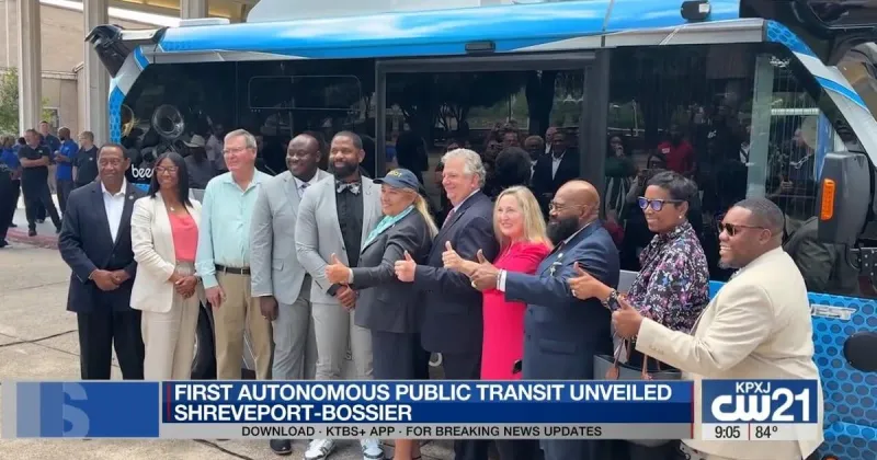 Shreveport unveils 'Sportran Evolve' Louisiana's first autonomous public bus
