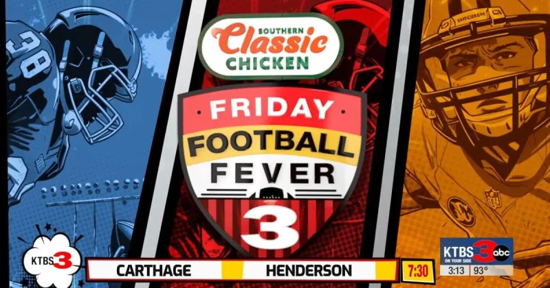 Southern Classic Chicken Friday Football Fever Scores & Highlights Show kicks off at 10:30 p.m. on KPXJ CW 21