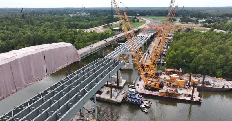 Jimmie Davis Bridge project hits another milestone with girder installation