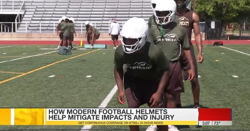 Football helmet technology advances safety at all levels of the sport