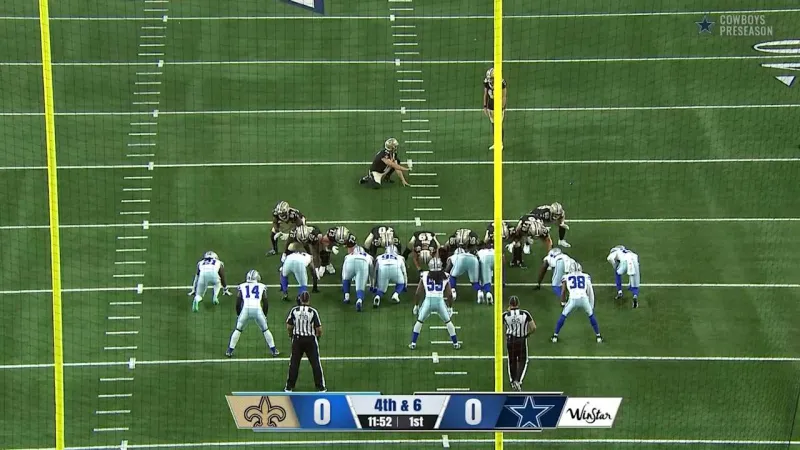 Daniel Carlson strikes first on 38-yard field goal | Saints-Cowboys Highlights